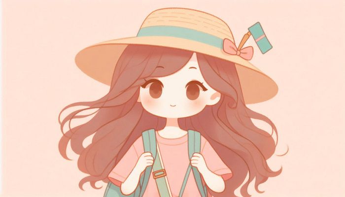 دختری با کوله پشتی