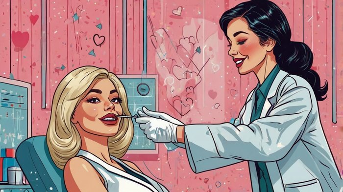 عمل تزریق لب